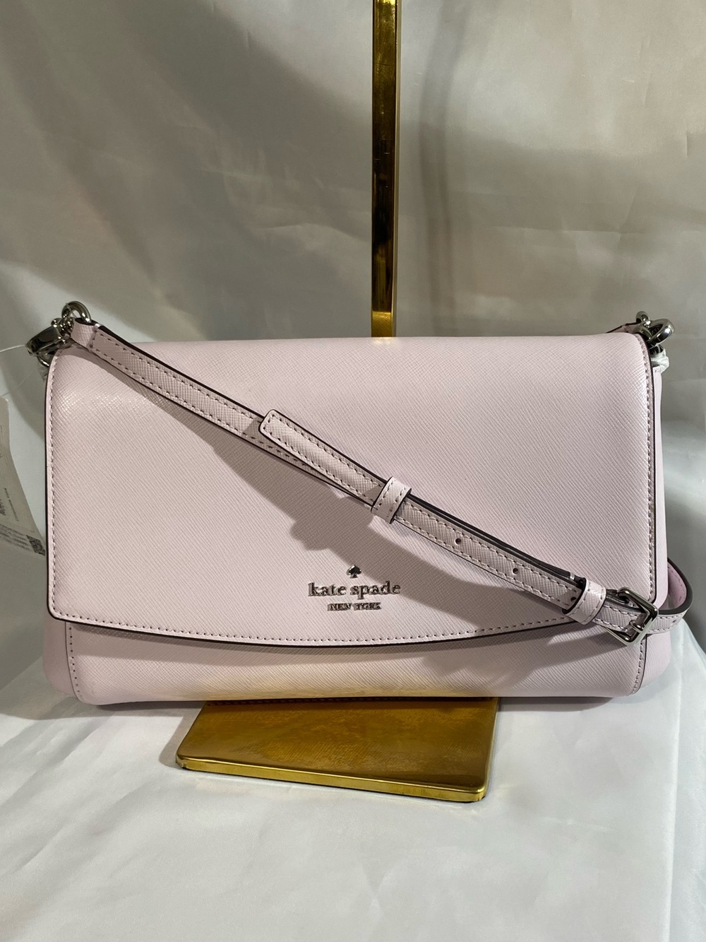 NWT Kate Spade New York Laurel Way Greer Crossbody in pale ameth color